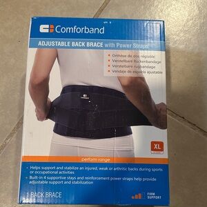 Comfortband Adjustable Back Brace with Power Straps NW T